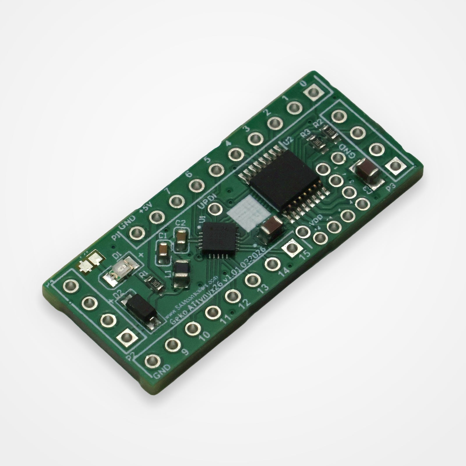 Gecko I²C I/O Expander — 16 GPIO (ATtinyx26) with ULN2003 high-current driver