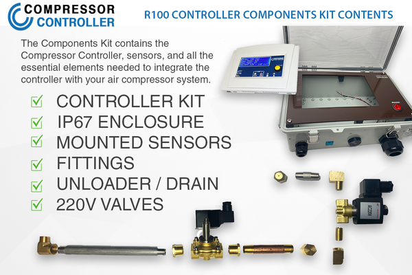 Compressor Components Kit — R100 fit contents